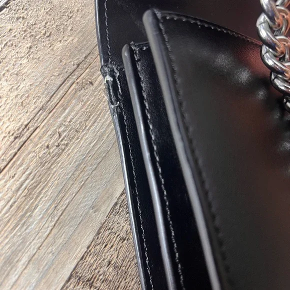 Pinko Black Chain Strap Women Crossbody Bag - Picture 10 of 15